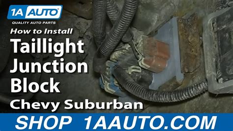 2002 chevy 1500 tail light junction box|How to Replace Tail Light Combination Junction Block 02.